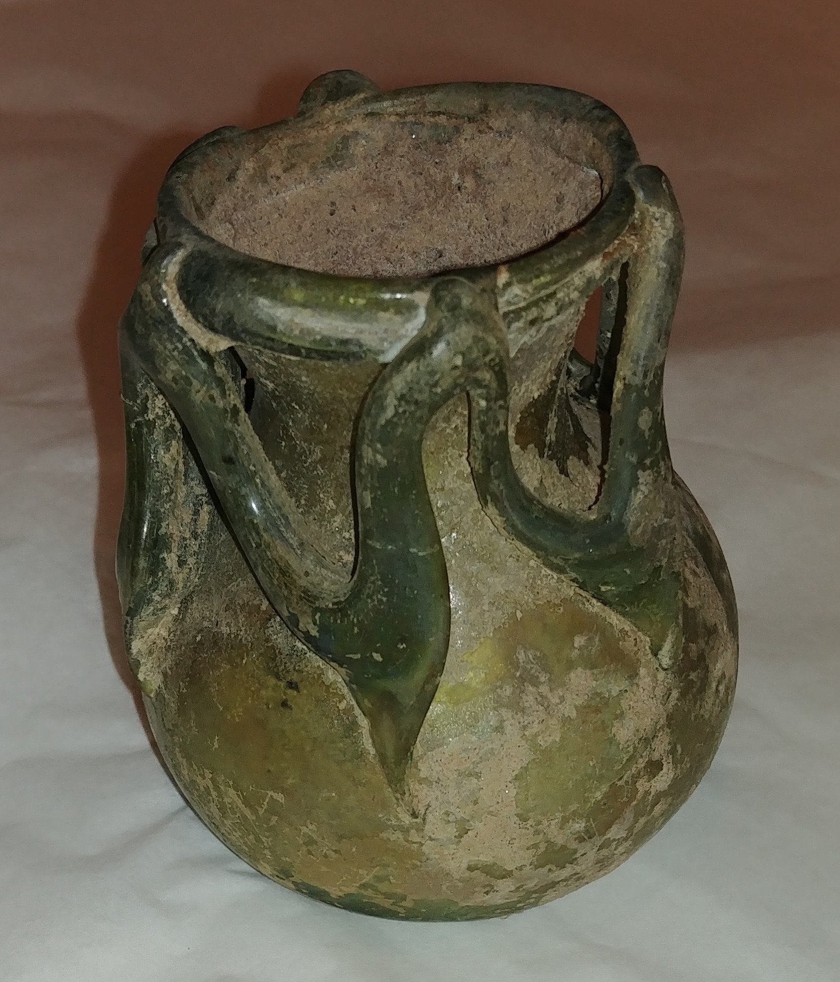 An Islamic Glass Vessel. Syria ca. 10th -12th century AD