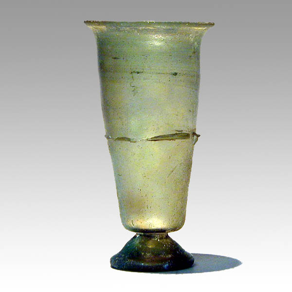 A Roman Footed Glass Cup, 1st-4th Century AD