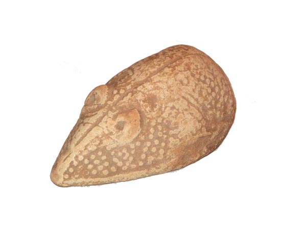Syrian or Iranian Terracotta Figure of a Mouse