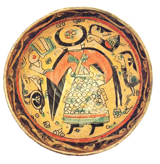A Nishapur Buff Clay Pottery Bowl, ca 10th century AD