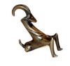 Sasanian Bronze Ibex Figurine