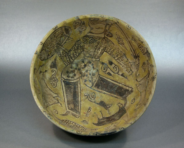 Nishapur or Samarkand Pottery Bowl, 10th Century AD