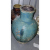 A Large Turquoise Blue Glazed Pottery Storage Jar