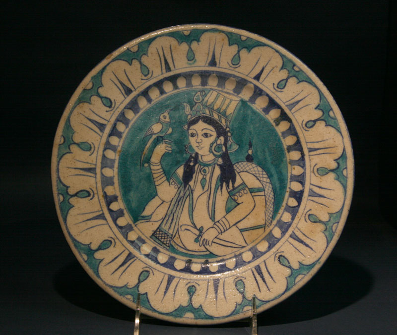 Multan Painted and Glazed Pottery Plate