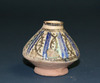 Painted and Glazed Pottery Inkwell