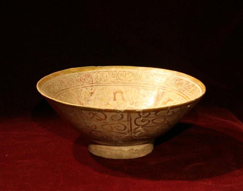 A Kashan Luster Bowl