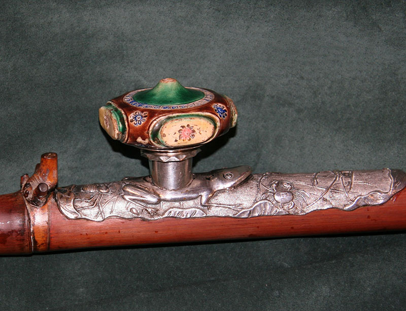 Chinese Bamboo Opium Pipe