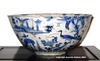 A Safavid Blue & White Pottery Bowl