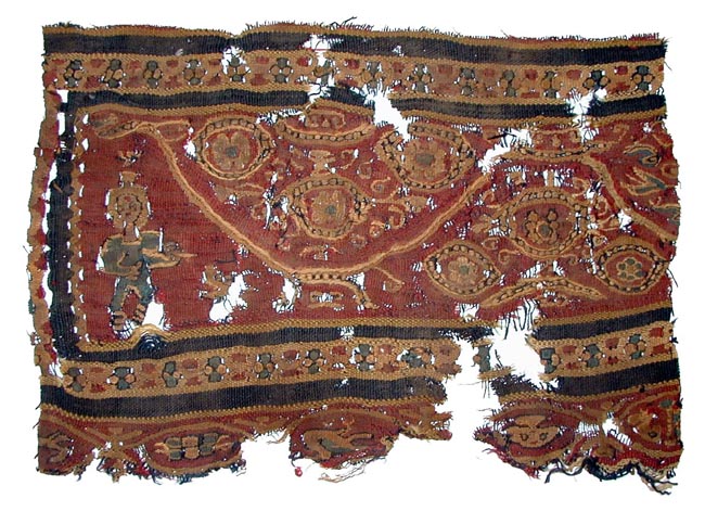 A Coptic Textile with Dragon & Human Figure